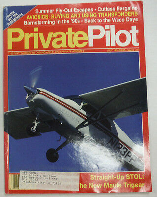 Private Pilot Magazine Straight Up Stol Maule Trigear July 1991 FAL 060815R
