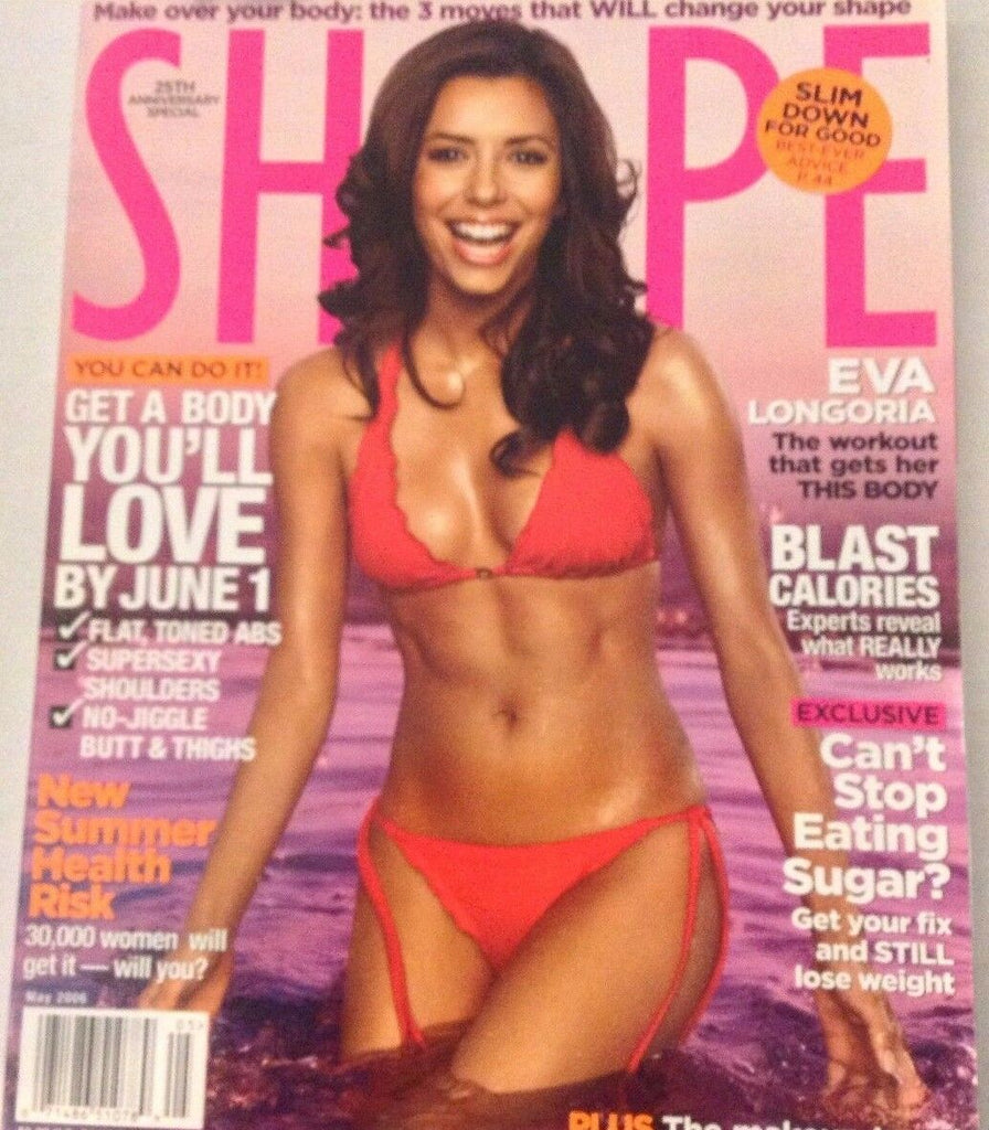 Shape Magazine Eva Longoria Blast Calories May 2006 NO ML 072617nonrh2