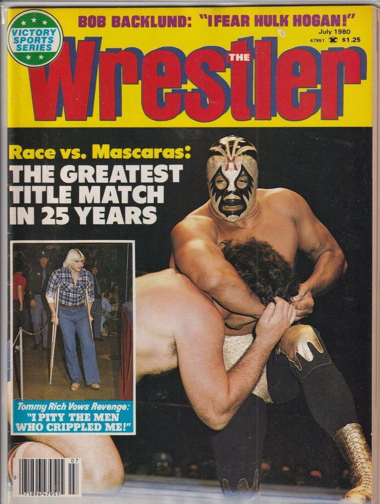 The Wrestler Magazine Harley Race Vs Mil Mascaras July 1980 052919nonr