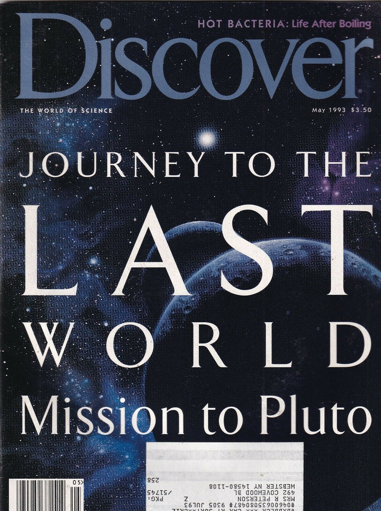 Discover Mag The Last World Mission To Pluto May 1993 093019nonr