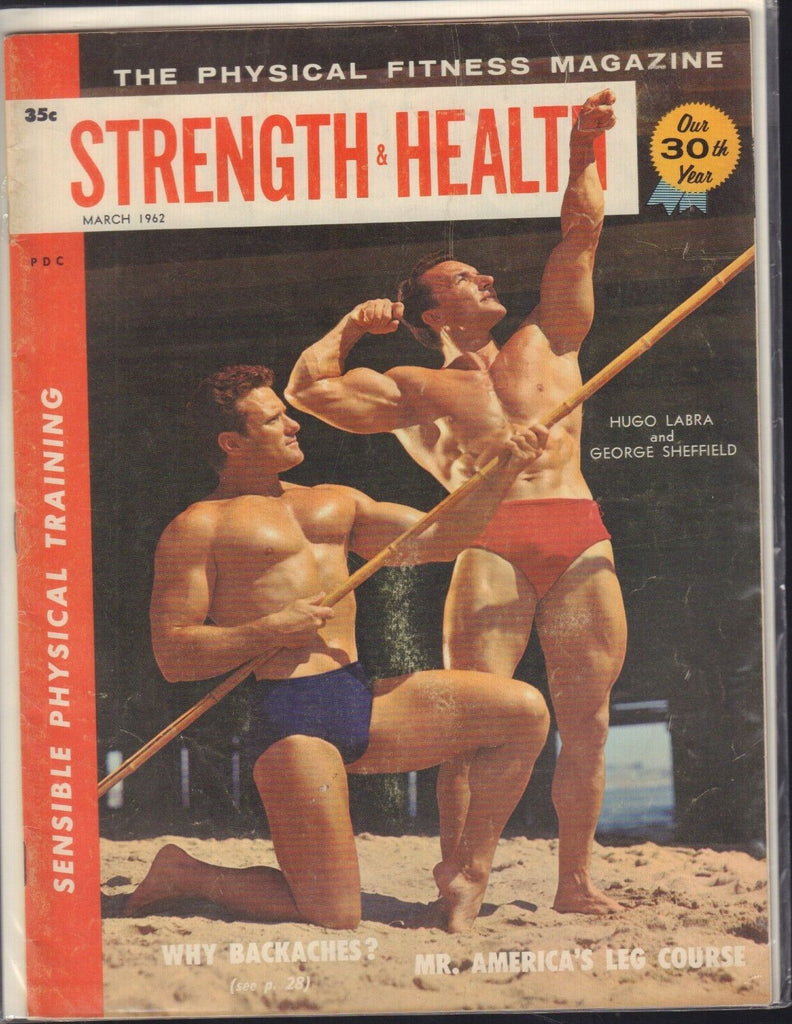 Strength and Health March 1962 Hugo Labra George Sheffield 083018AME
