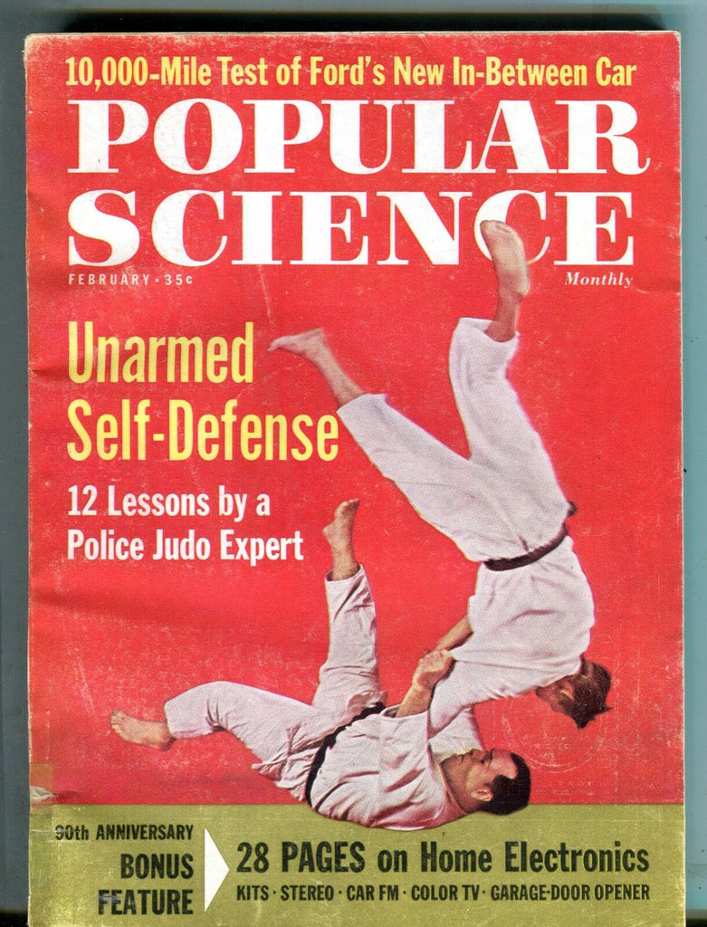 Popular Science Magazine February 1962 Self-Defense Judo Expert 062317nonjhe