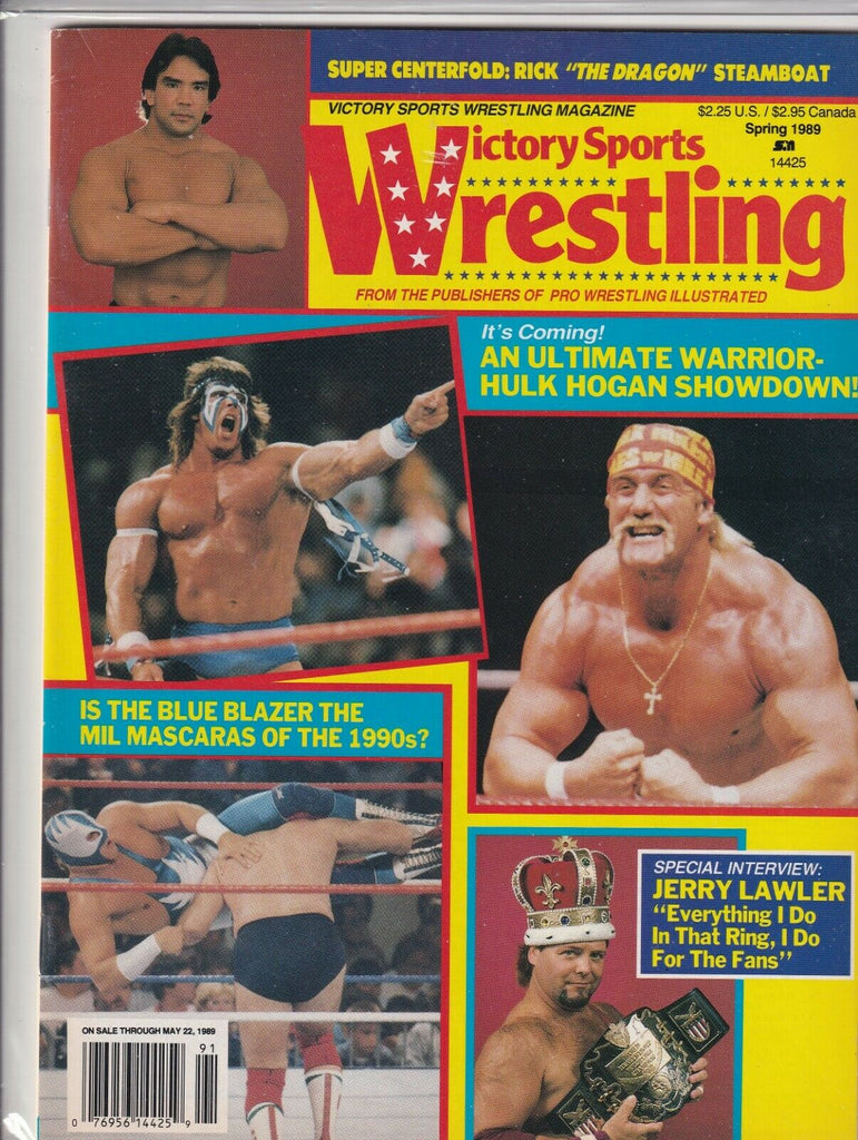 Victory Sports Wrestling Hulk Hogan Ultimate Warrior Spring 1989 061819nonr