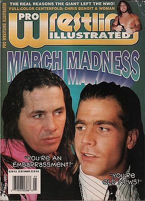 Pro Wrestling Illustrated May 1997 Bret Hart, Shawn Michaels VG 122315DBE