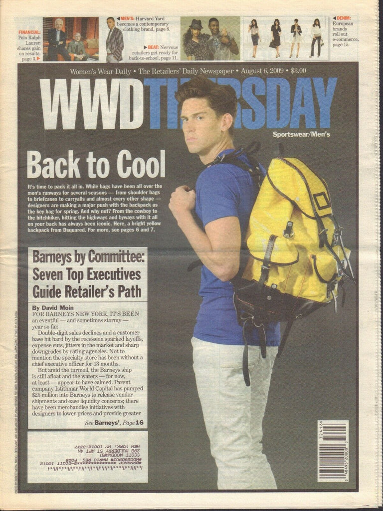 WWD August 6 2009 David Moin Ralph Lauren Barneys 021419DBE2