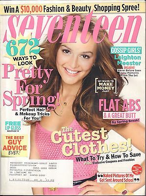 Seventeen March 2009 Leighton Meester w/ML VG 062116DBE