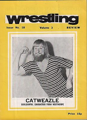 Wrestling Issue No.18 Vol.3 16 may 1980 Catweazle EX 122215DBE