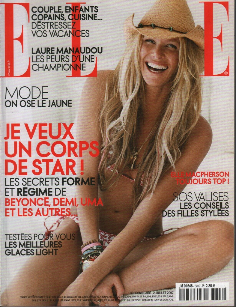 Elle French Magazine 2 Juillet 2007 Laure Manaudou Fashion 091719AME2