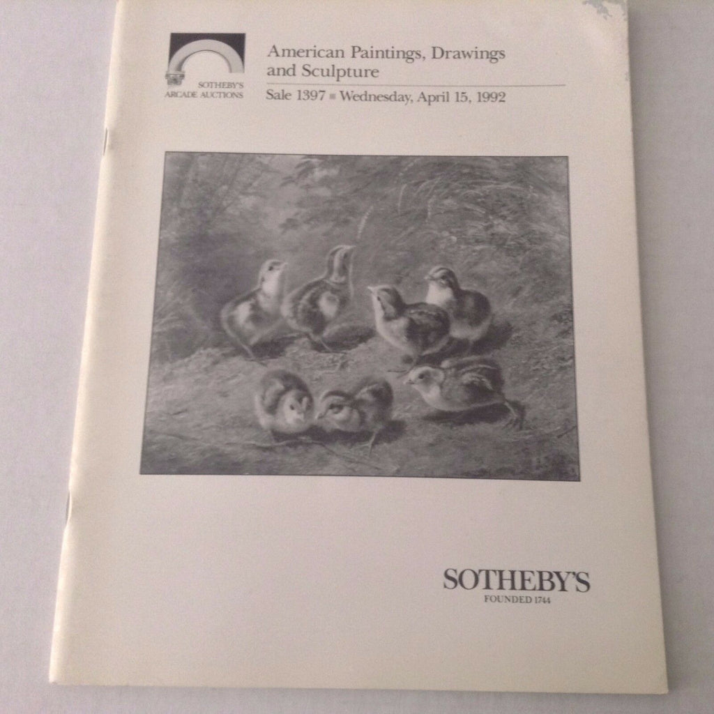 Sotheby's Art Catalog Paintings, Drawings, Sculptures April 15, 1992 060917nonrh