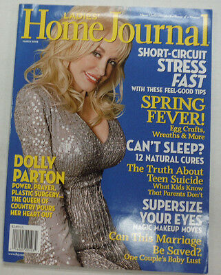 Ladies' Home Journal Magazine Dolly Parton EXC Cond March 2008 051915R2