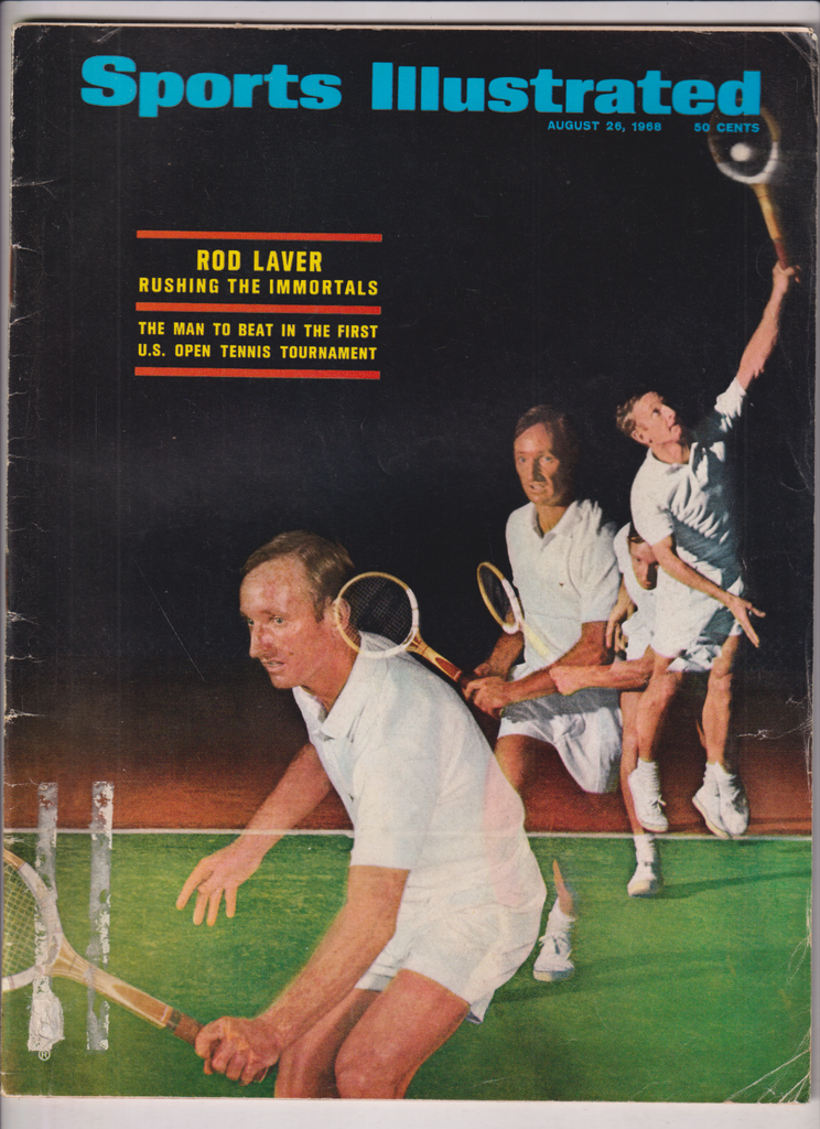 Sports Illustrated Mag Rob Laver US Open Tennis August 26, 1968 012920nonr