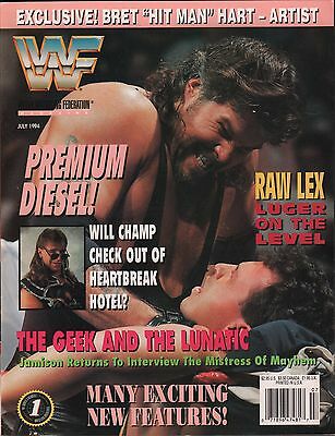 WWF Magazine July 1994 Lex Luger EX 121115DBE