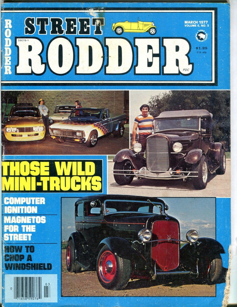 Street Rodder Magazine March 1977 Mini-Trucks VG No ML 042117nonjhe