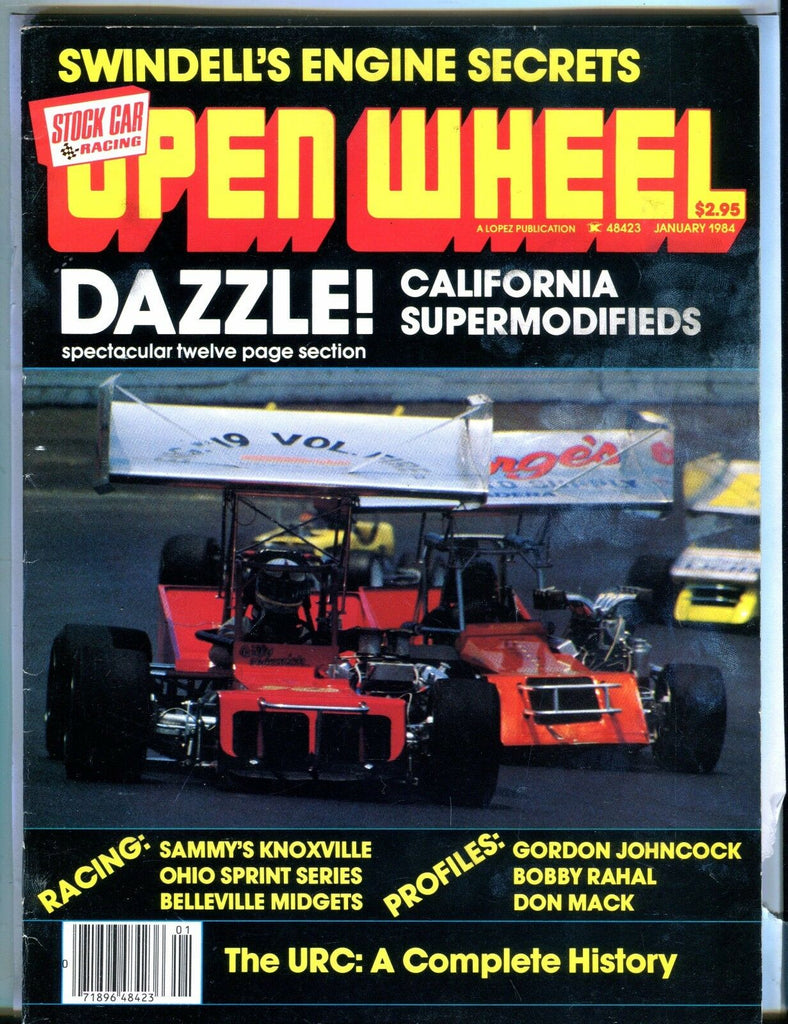 Open Wheel Magazine January 1984 Bobby Rahal EX 040417nonjhe