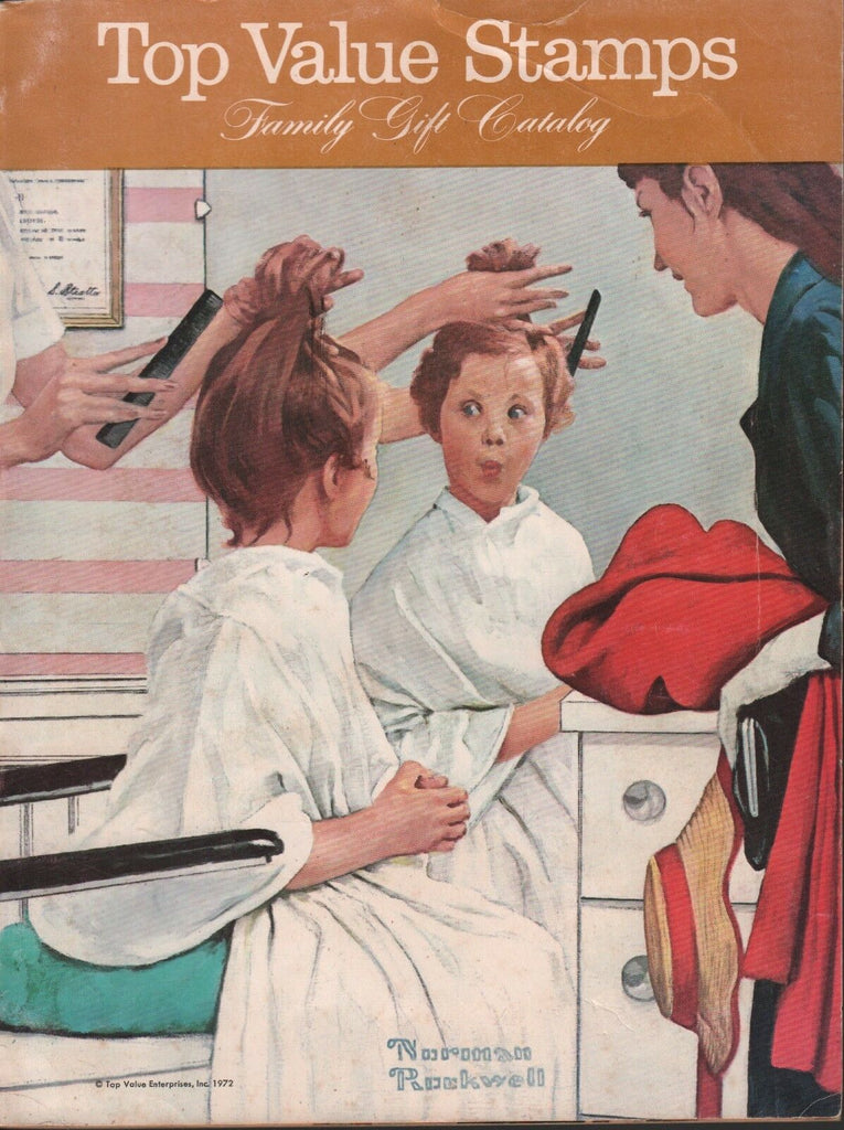 Top Value Stamps Family Gift Catalog Norman Rockwell 1972 A 062718DBE