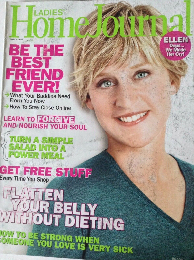 Ladies' Home Journal Magazine Elle Degeneres March 2009 090317nonrh