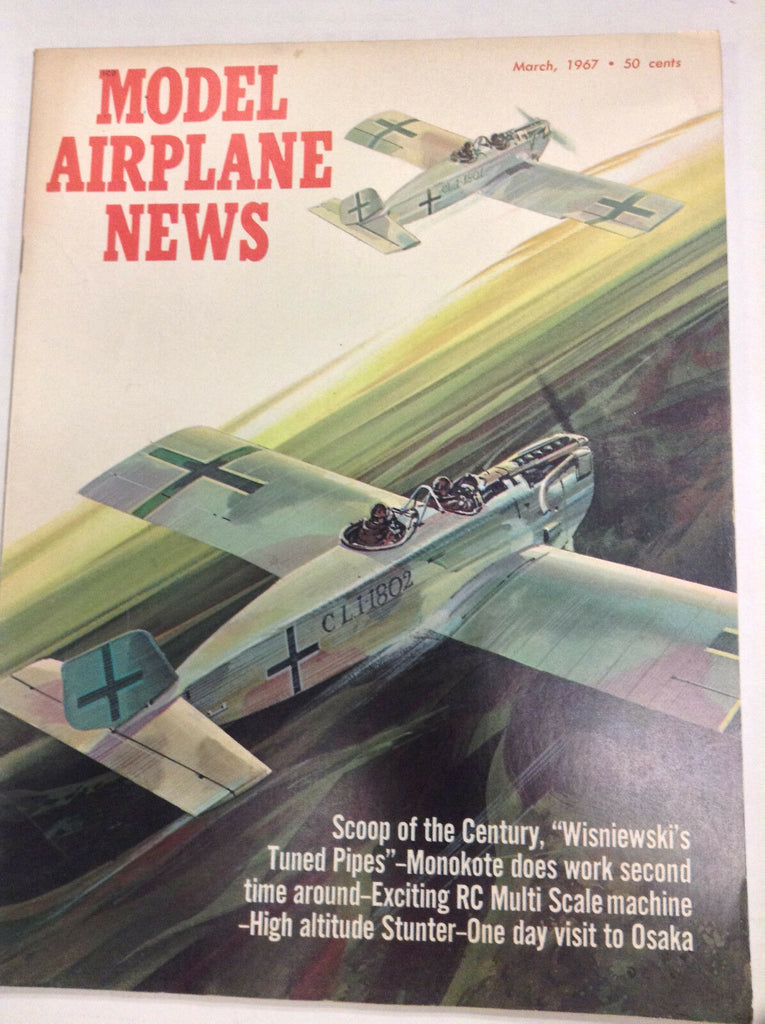 Model Airplane News Magazine Wisniewski's Tuned Pipes March 1967 041017nonr
