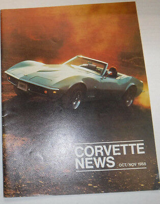 Corvette News Magazine 250 CID Engine November 1968 081815R