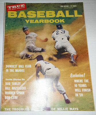 Baseball Yearbook Magazine Bob Turley & Bill Mazeroski 1959 NO ML 072914R