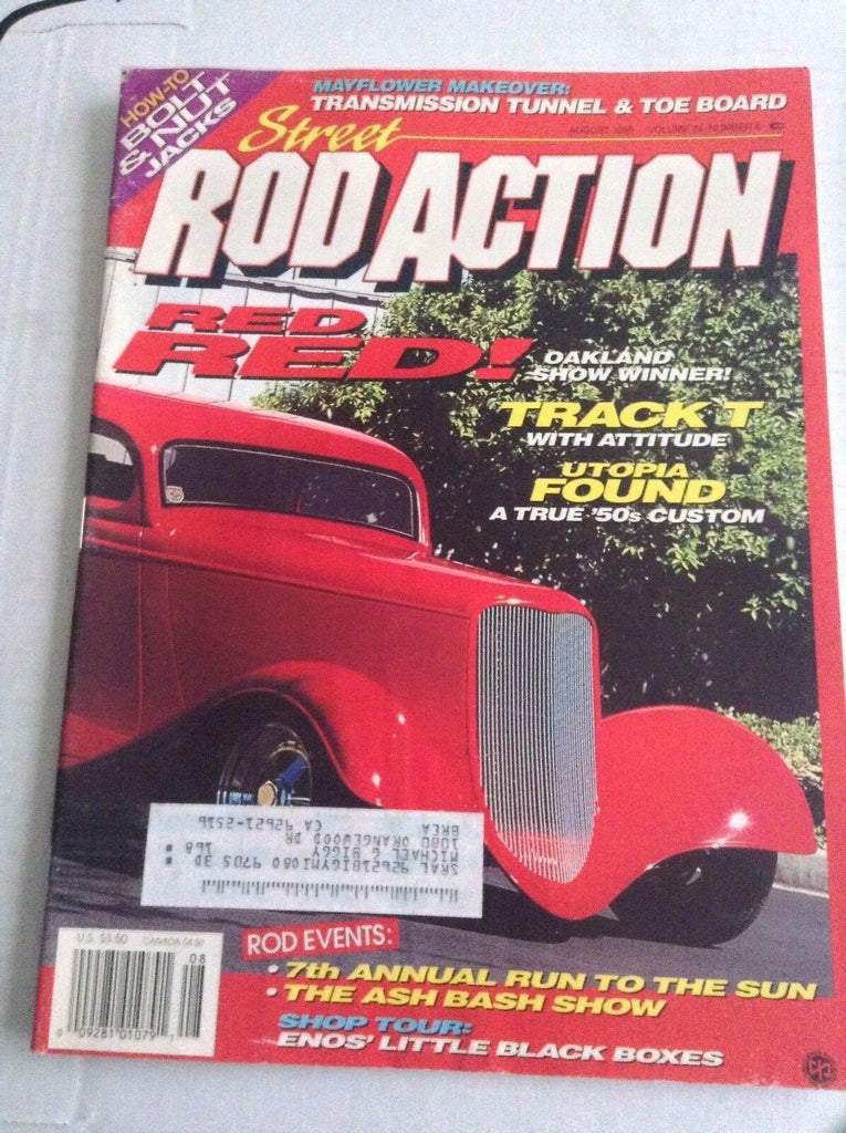 Rod Action Magazine Oakland Show Winner Track T August 1995 032417NONRH