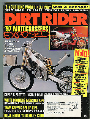 Dirt Rider Magazine September 1996 '97 Motocrossers EX 050216jhe