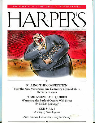 Harper's Magazine February 2012 Killing The Competition EX 032516jhe