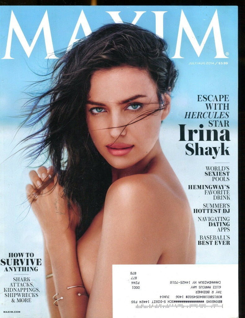 Maxim Magazine July/August 2014 Irina Shayk EX w/ML 012717jhe