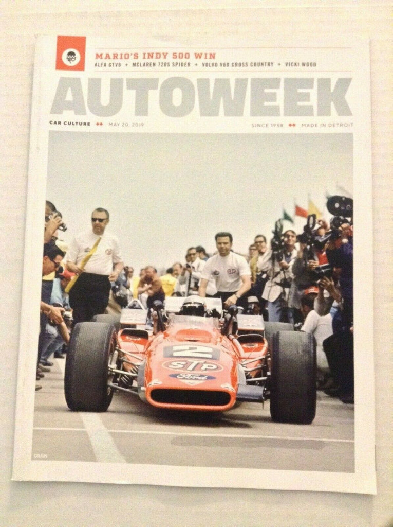 Autoweek Mag Mario's Indy 500 Win Alfa GTV6 May 20, 2019 072619nonrh