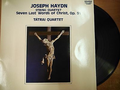 33 RPM Vinyl Joseph Haydn String Quartet Hungaroton Records SLPX12036 032415SM