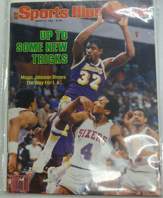 Sports Illustrated Magazine Magic Johnson Herschel Walker March 1984 051215R