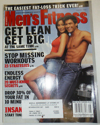 Men's Fitness Magazine Stop Missing Workouts August 2003 030615R