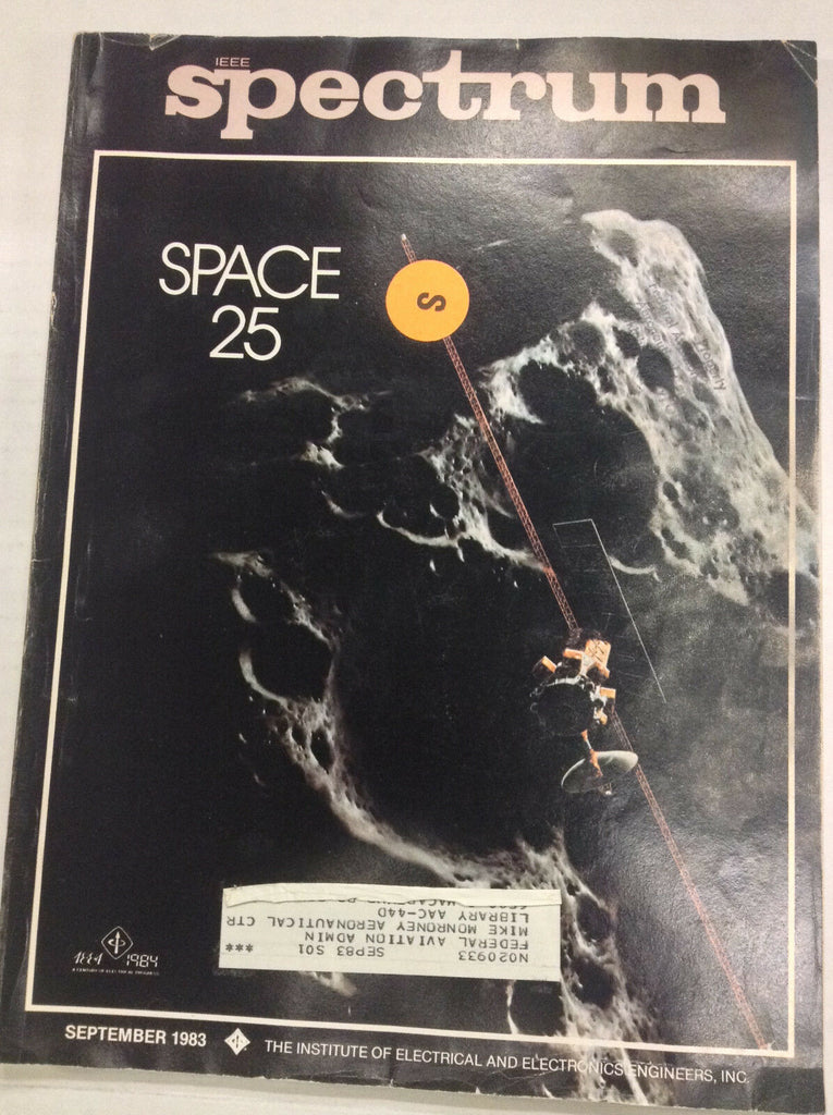 IEEE Spectrum Magazine Space 25 September 1983 FAL 041617nonrh