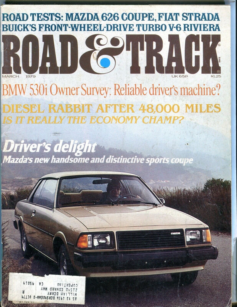 Road & Track Magazine March 1979 Mazda Sports Coupe EX w/ML 031317nonjhe