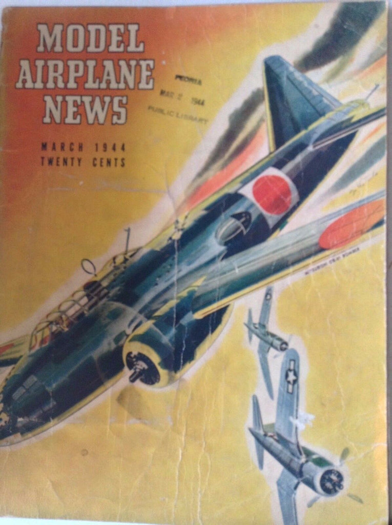 Model Airplane News Magazine The Kitten & Sky Warriors March 1944 082317nonrh