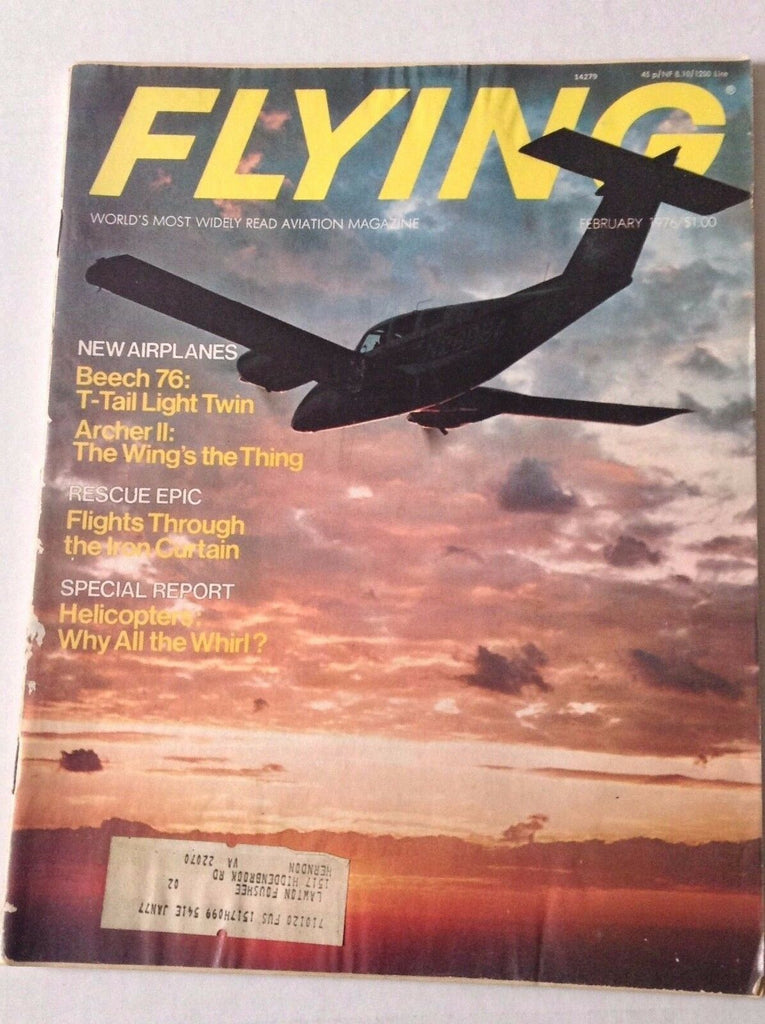 Flying Magazine Beech 76 Archer II February 1976 022817NONRH