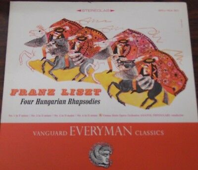 Franz Liszt Four Hungarian Rhapsodies 33 RPM SRV-164 SD 091116LLE