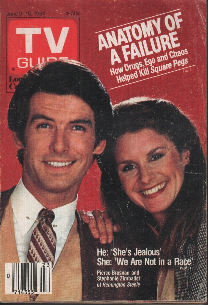 TV Guide Digest June 9-15 1984 Pierce Bronson Stephanie Zimbalist 012219AME