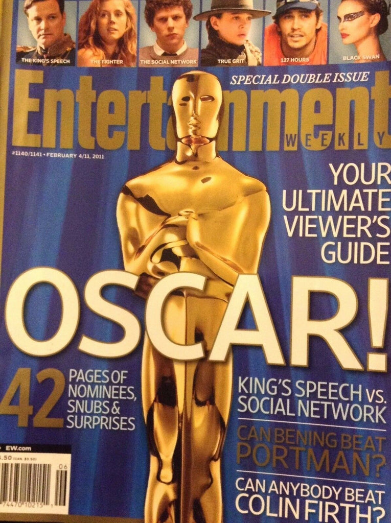 Entertainment Weekly Magazine Oscar Guide February 11, 2011 NO ML 121517nonrh