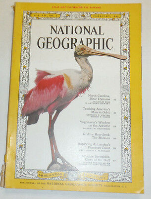 The National Geographic Magazine Man In Orbit February 1962 110514R1