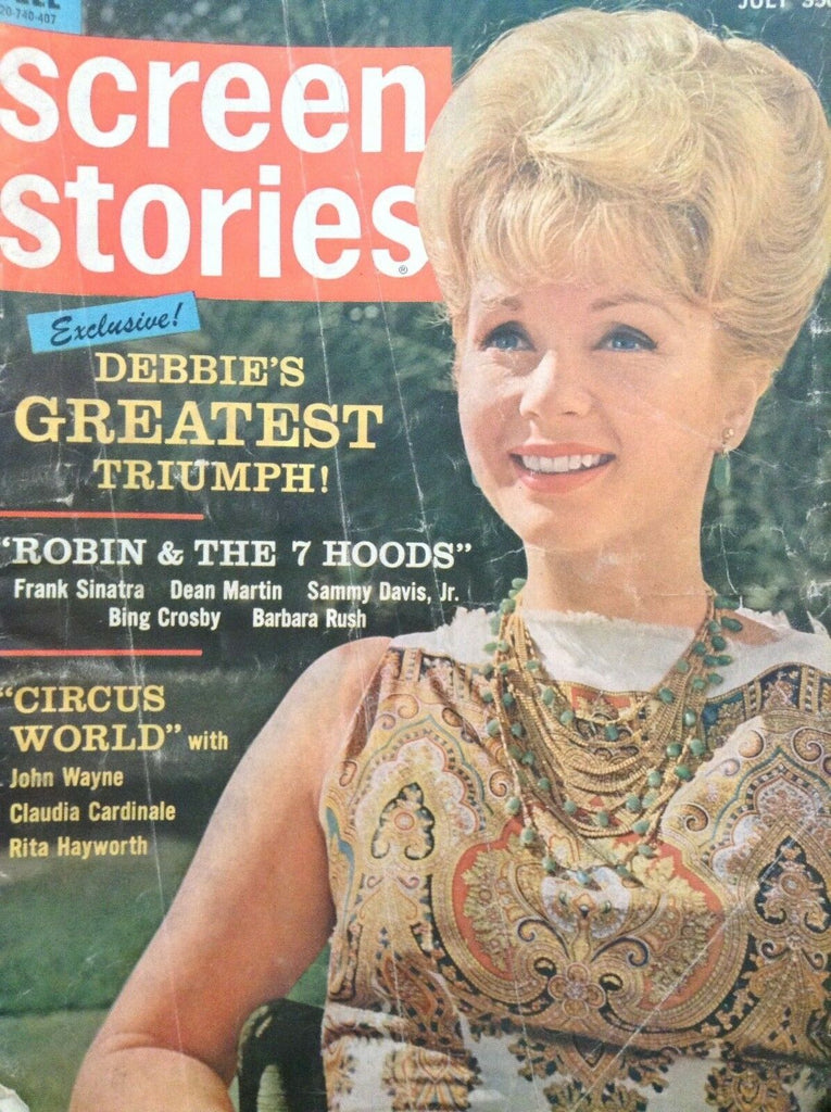 Screen Stories Magazine Debbie & John Wayne July 1964 013118nonrh