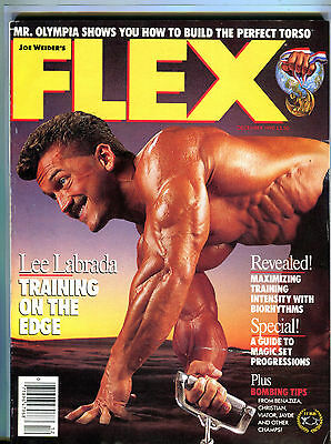 Flex Magazine December 1990 Lee Labrada EX 073016jhe