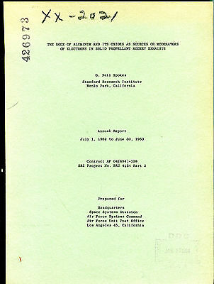 G. Neil Spokes Annual Report Contract July 1 1962/June 30 1963 EX FAA 031016jhe