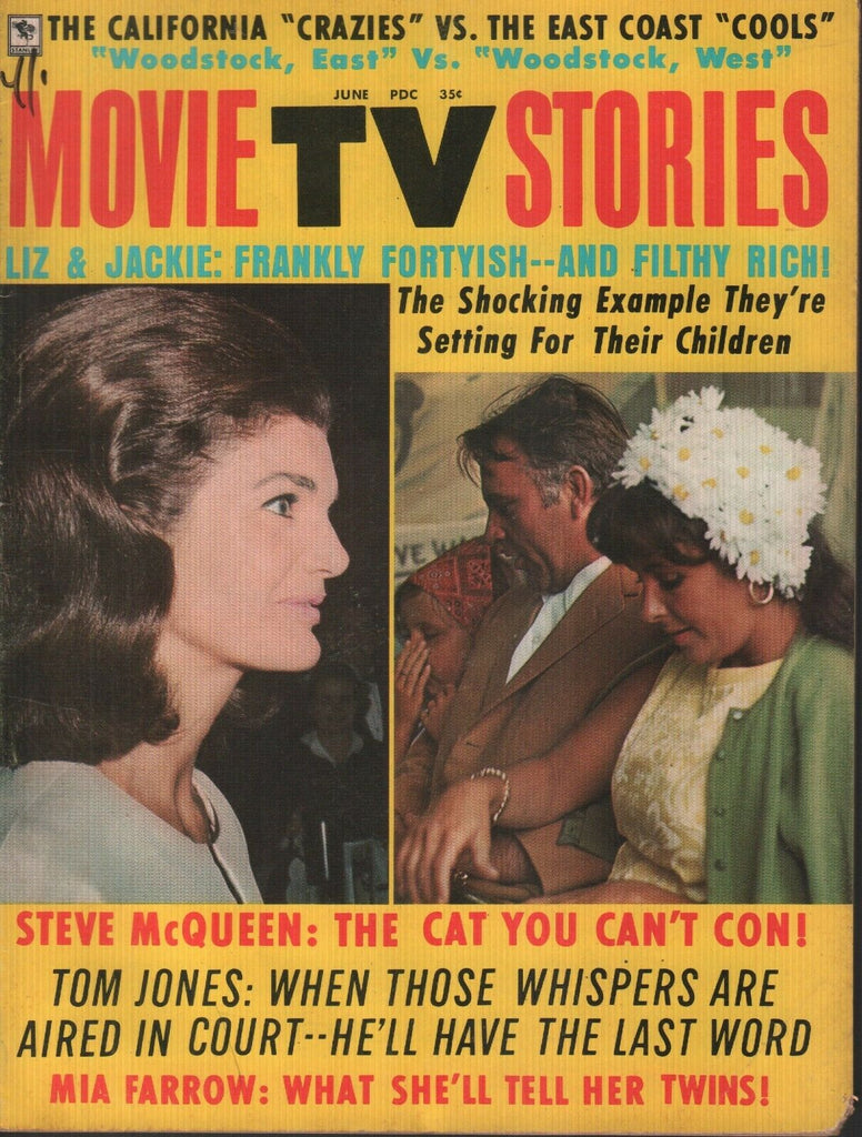 Movie TV Stories June 1970 Jackie Kennedy Onassis Elizabeth Taylor 071819AME