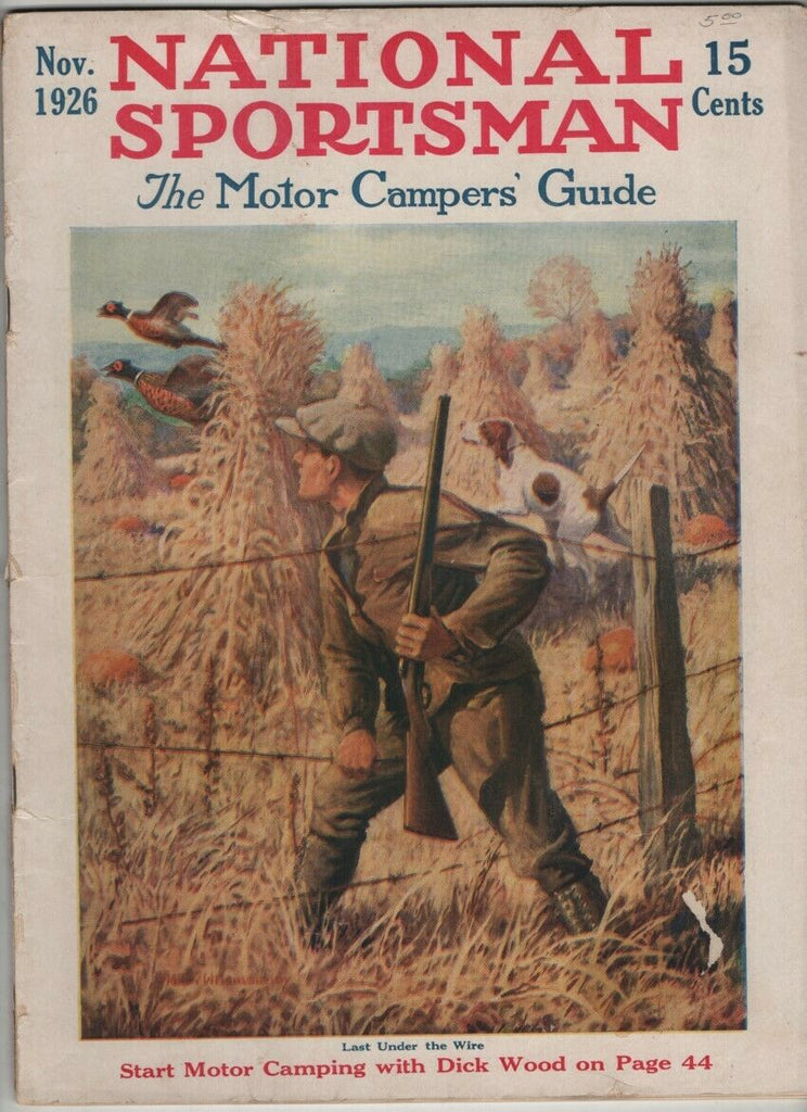 National Sportsman Mag Aroostook Bear And Deer November 1926 020321nonr