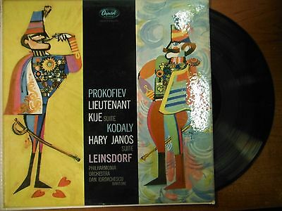 33 RPM Vinyl Lieutenant Kije Suite Capitol Records P8508 012815SM