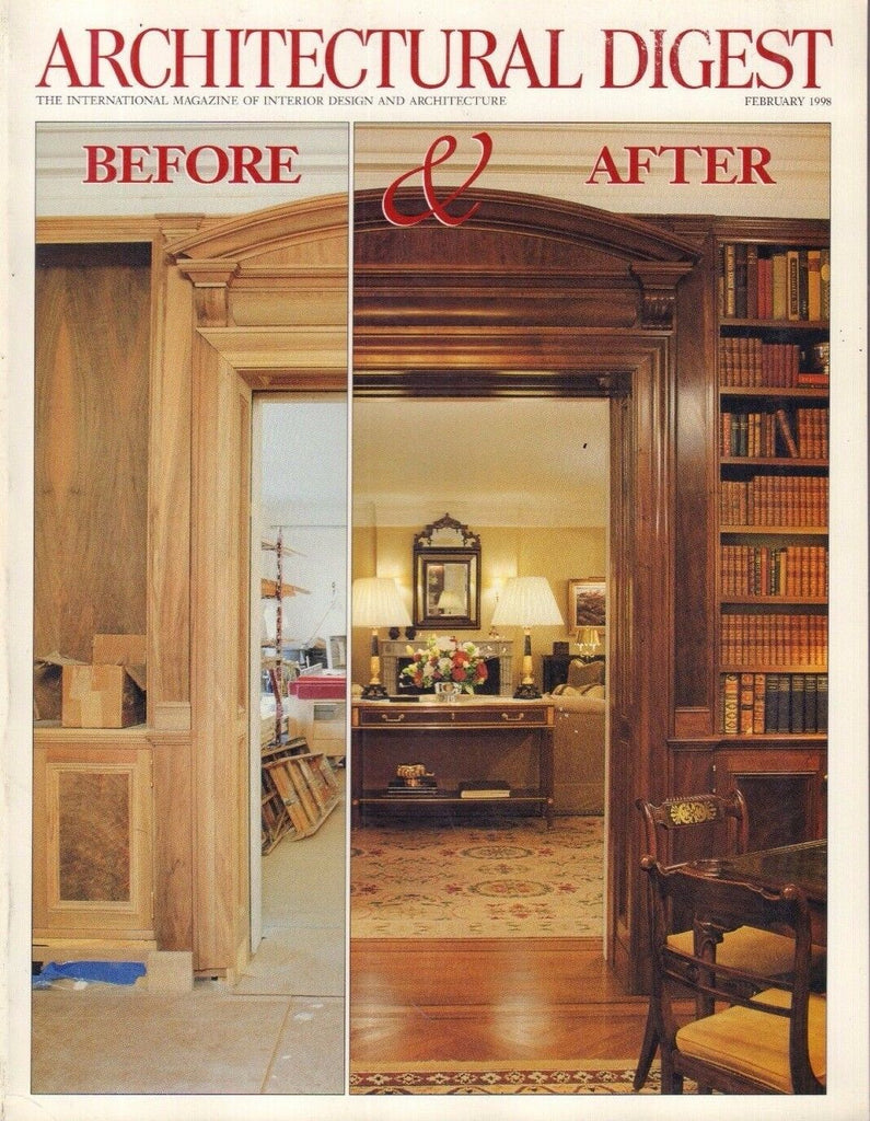 Architectural Digest February 1998 Before & After Alan Wanzenberg 021417DBE3