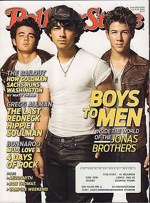 Rolling Stone July 9-23 2009 Jonas Brothers,Gregg Allman w/ML VG 082916DBE