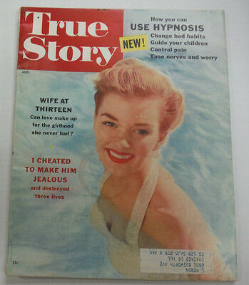 True Story Magazine Wife At Thirteen August 1958 070315R