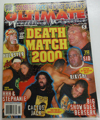 Ultimate Wrestling Magazine Sid Vicious & Hulk Hogan May 2000 082814R