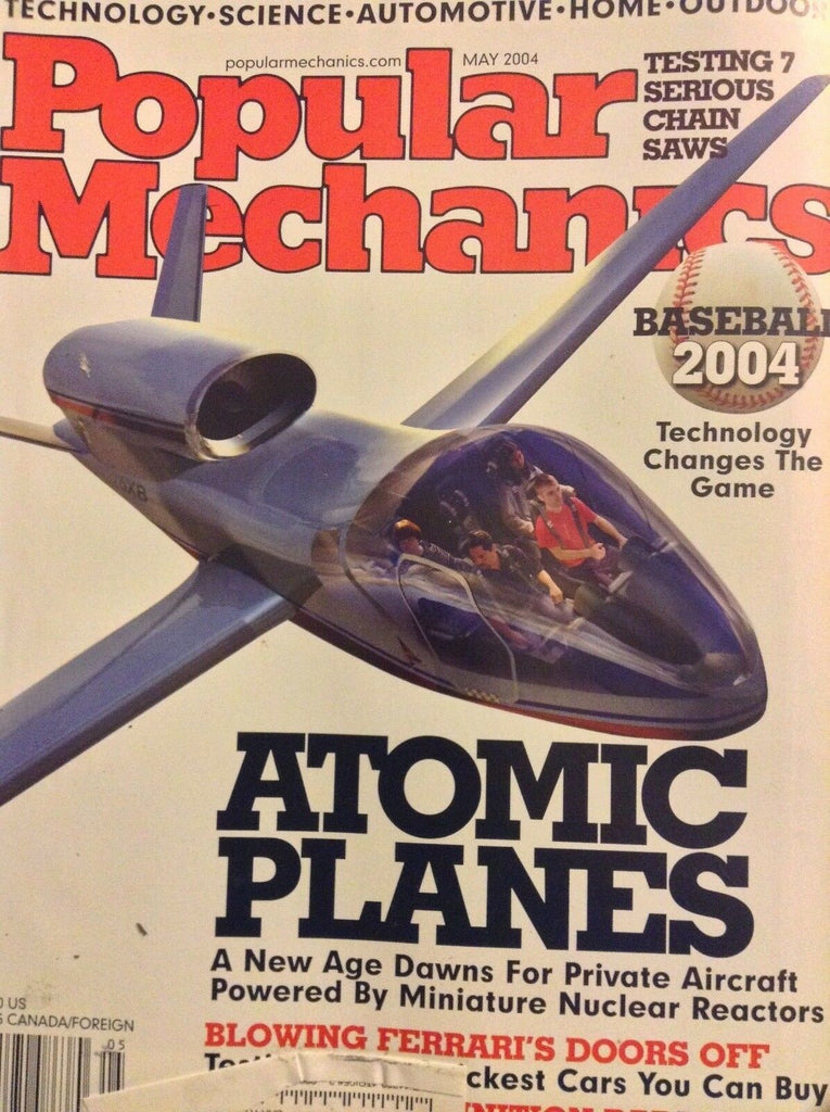 Popular Mechanics Magazine Atomic Planes & Baseball May 2004 051218nonrh